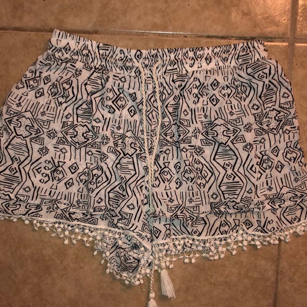 Aztec Print Shorts